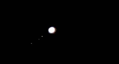 Pozorovanie Jupitera detským ďalekohľadom